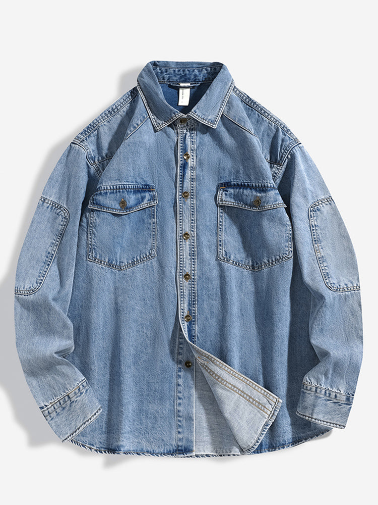 Verona Long Sleeve Cotton Denim Shirt