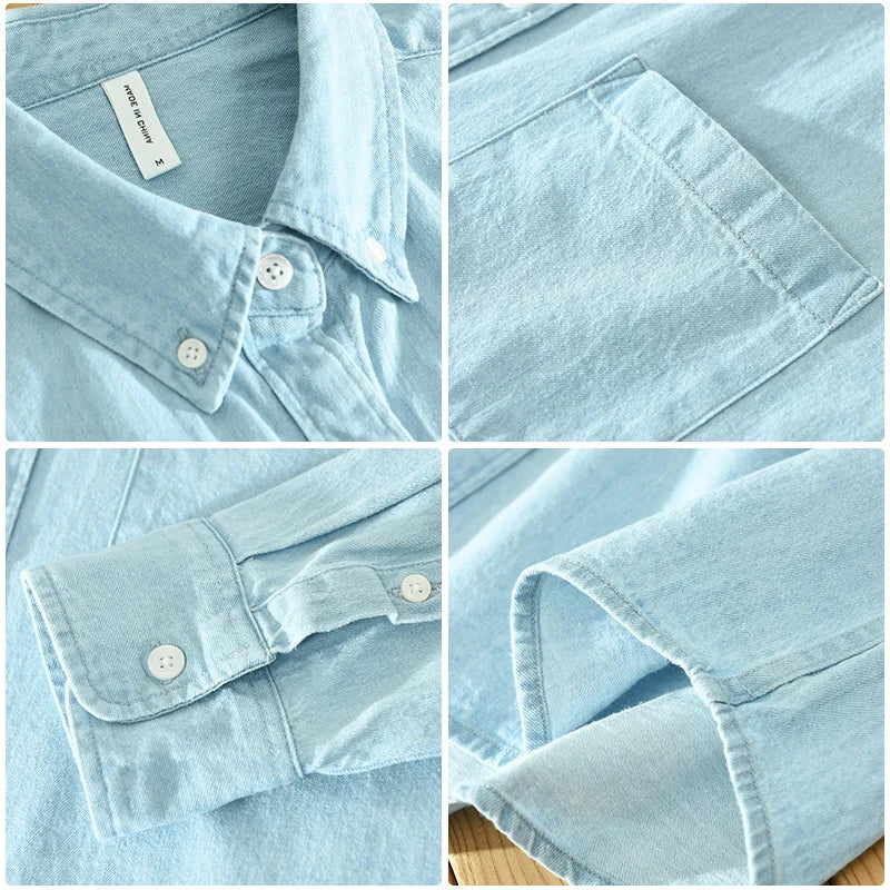 Monteverdi Long Sleeve Denim Shirt