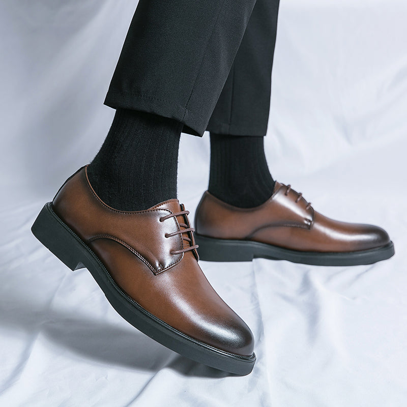 Ravello Genuine Leather Derby Dress Shoes