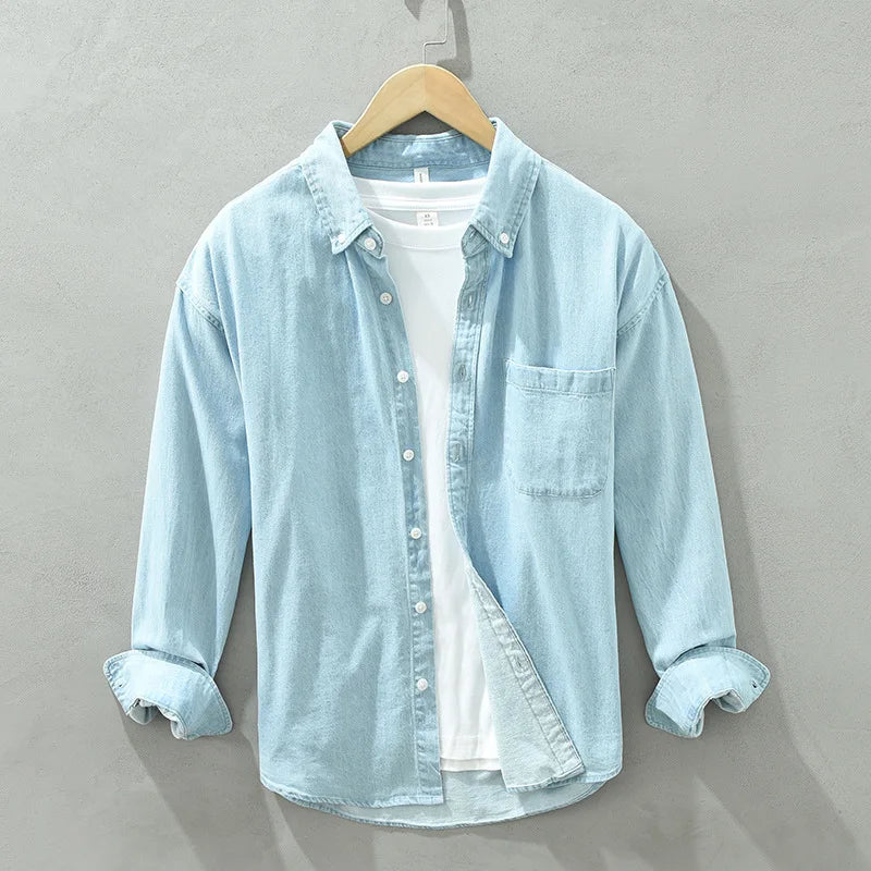 Monteverdi Long Sleeve Denim Shirt