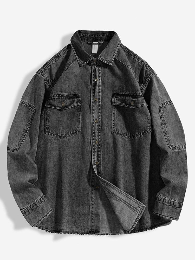 Verona Long Sleeve Cotton Denim Shirt