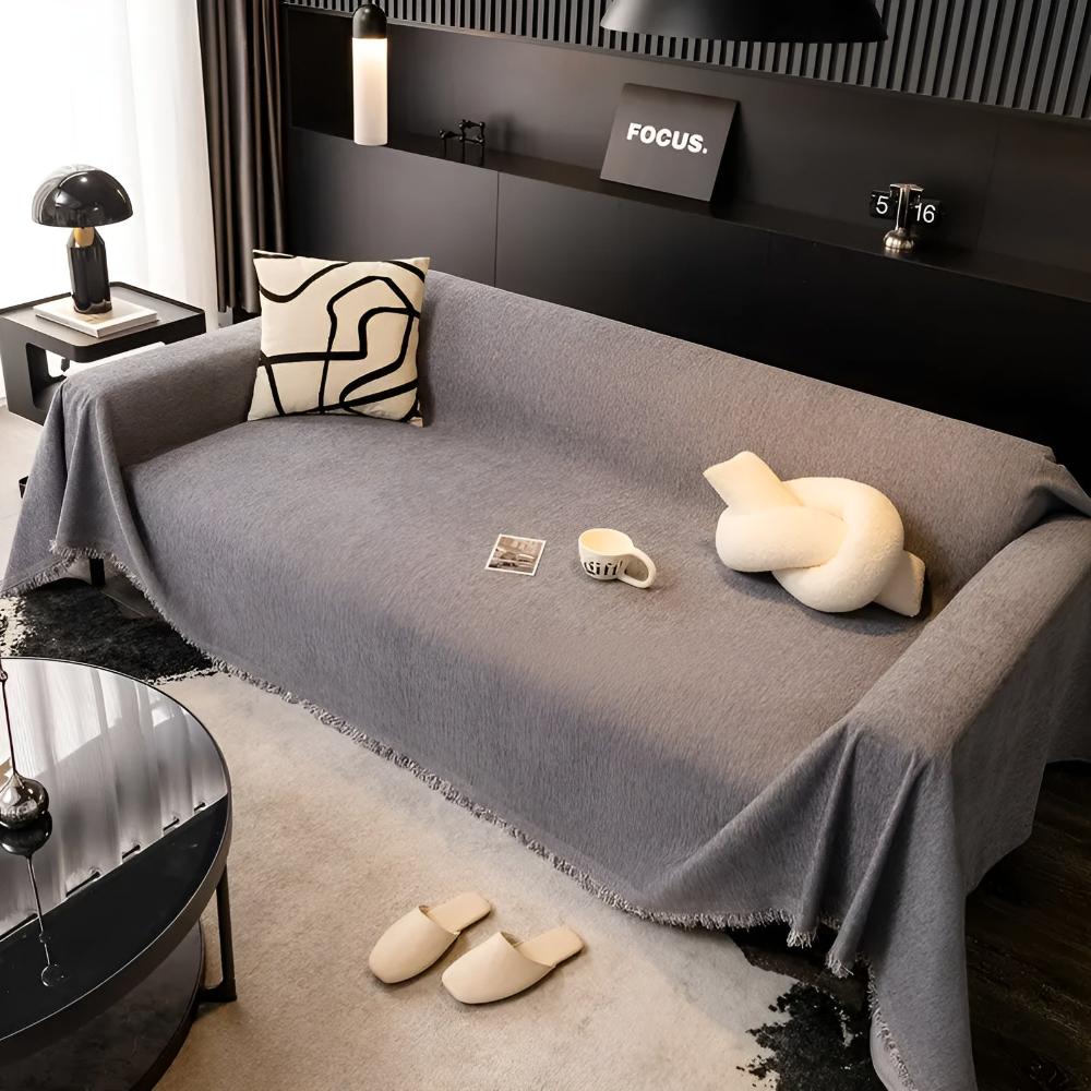 Neutral Tone Stretch Sofa Slipcover