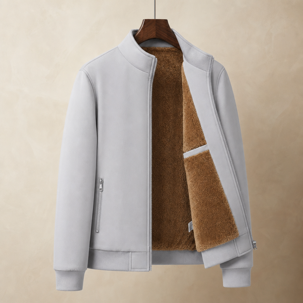 Crete Wool Jacket in Grey
