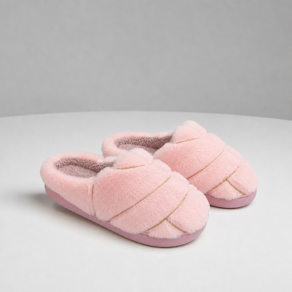 Cloudy Slippers in Light Pink