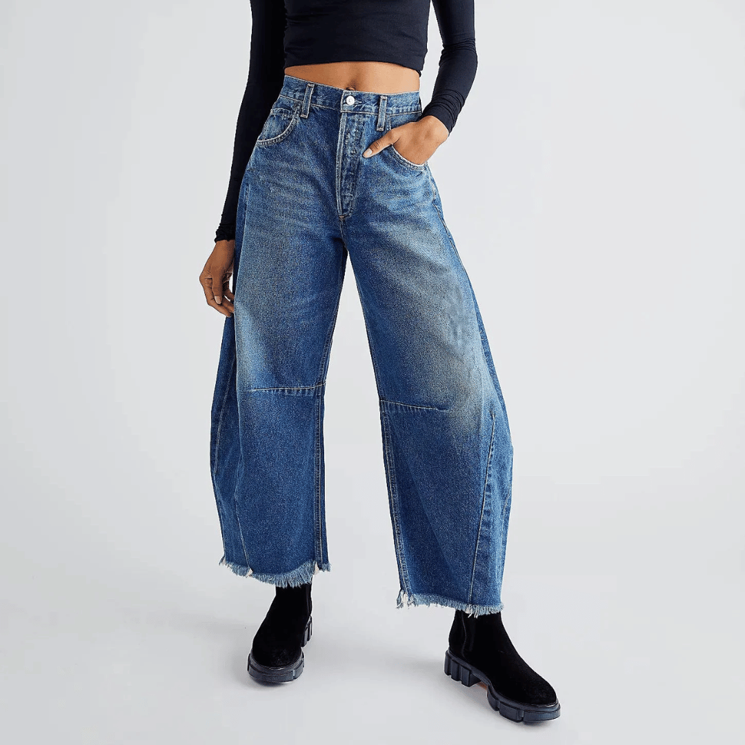 Valona Wide Leg Denim Jeans