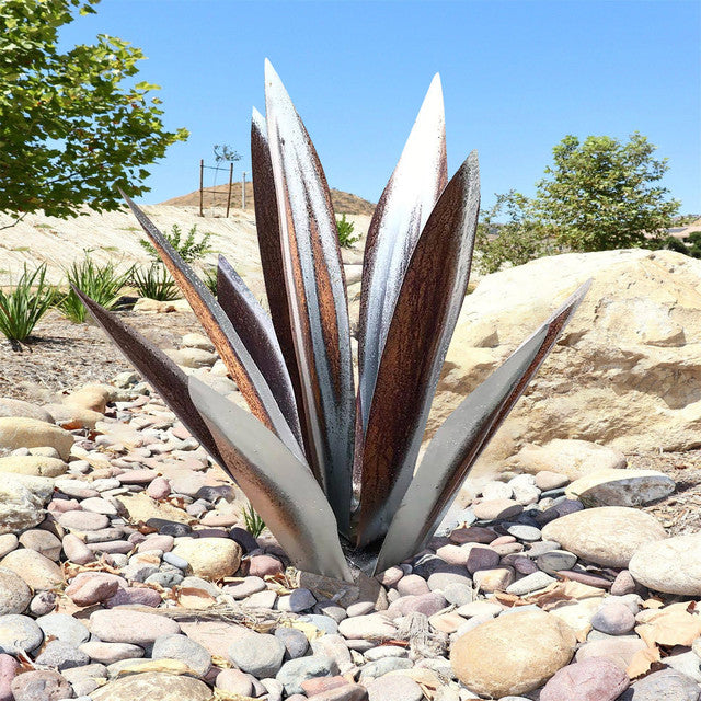 Windswept Agave Metal Art