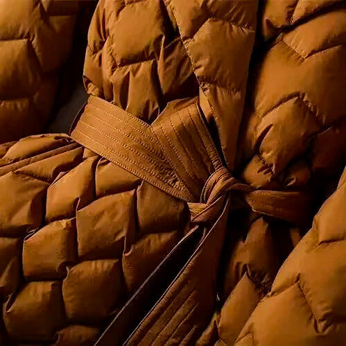 Verona Quilted Down Coat