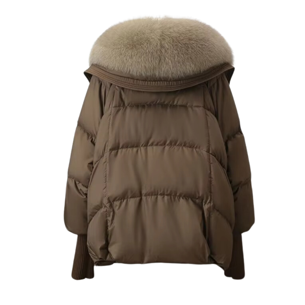 Elodie Faux Fur Collar Puffer Jacket