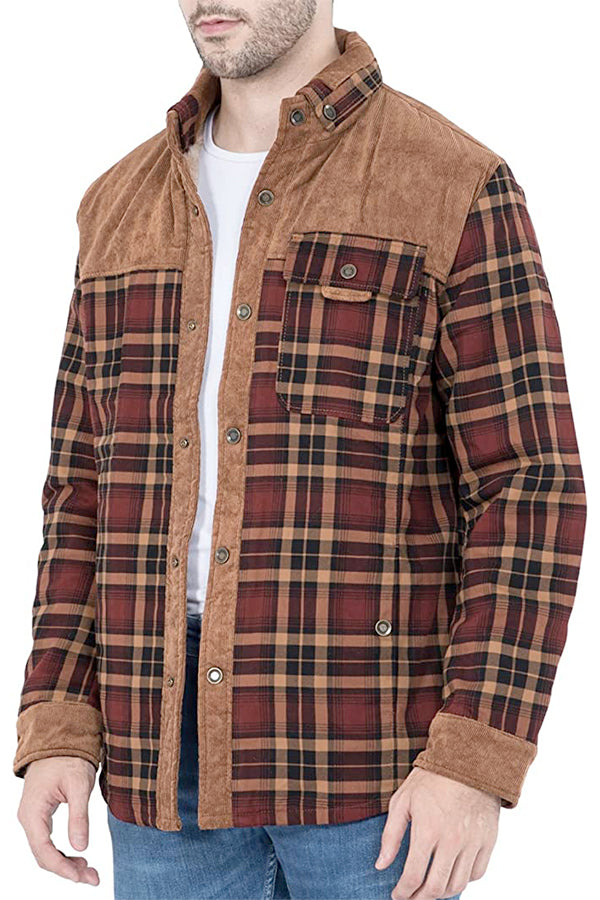 Harrison Flannel Fleece Shirt Jacket