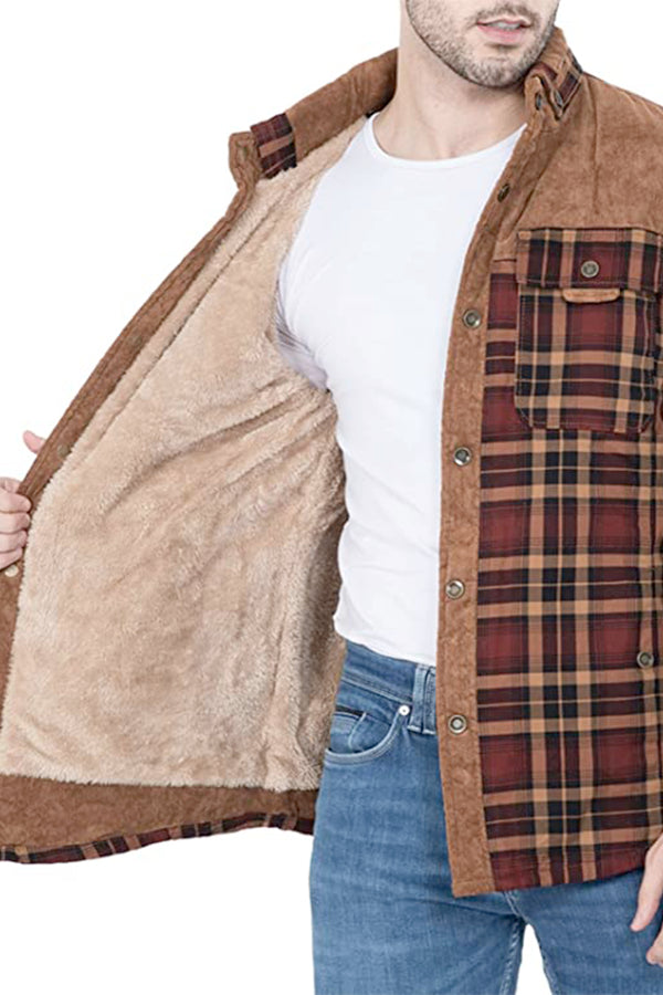 Harrison Flannel Fleece Shirt Jacket