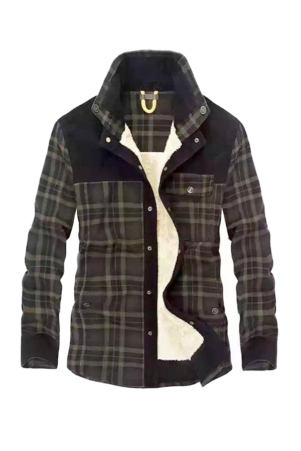 Harrison Flannel Fleece Shirt Jacket