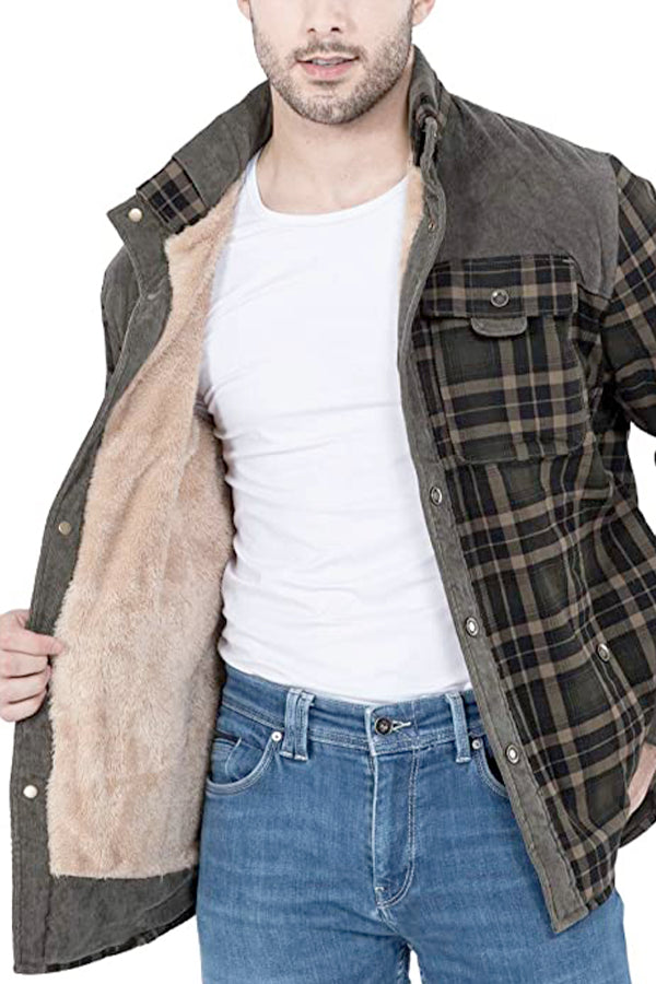 Harrison Flannel Fleece Shirt Jacket
