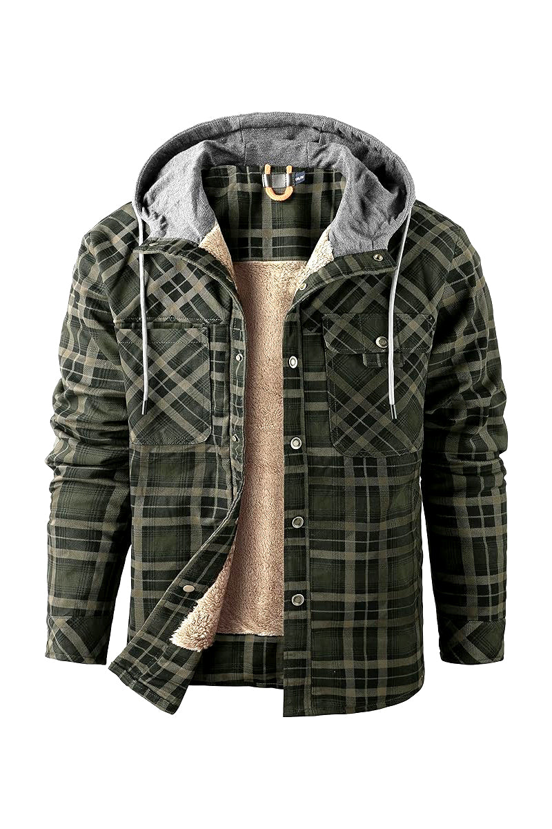 Monterey Hooded Flannel Jacket