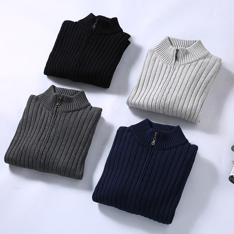 Lorenzo - Hand-knit Cotton Cardigan - Edward Fraiser