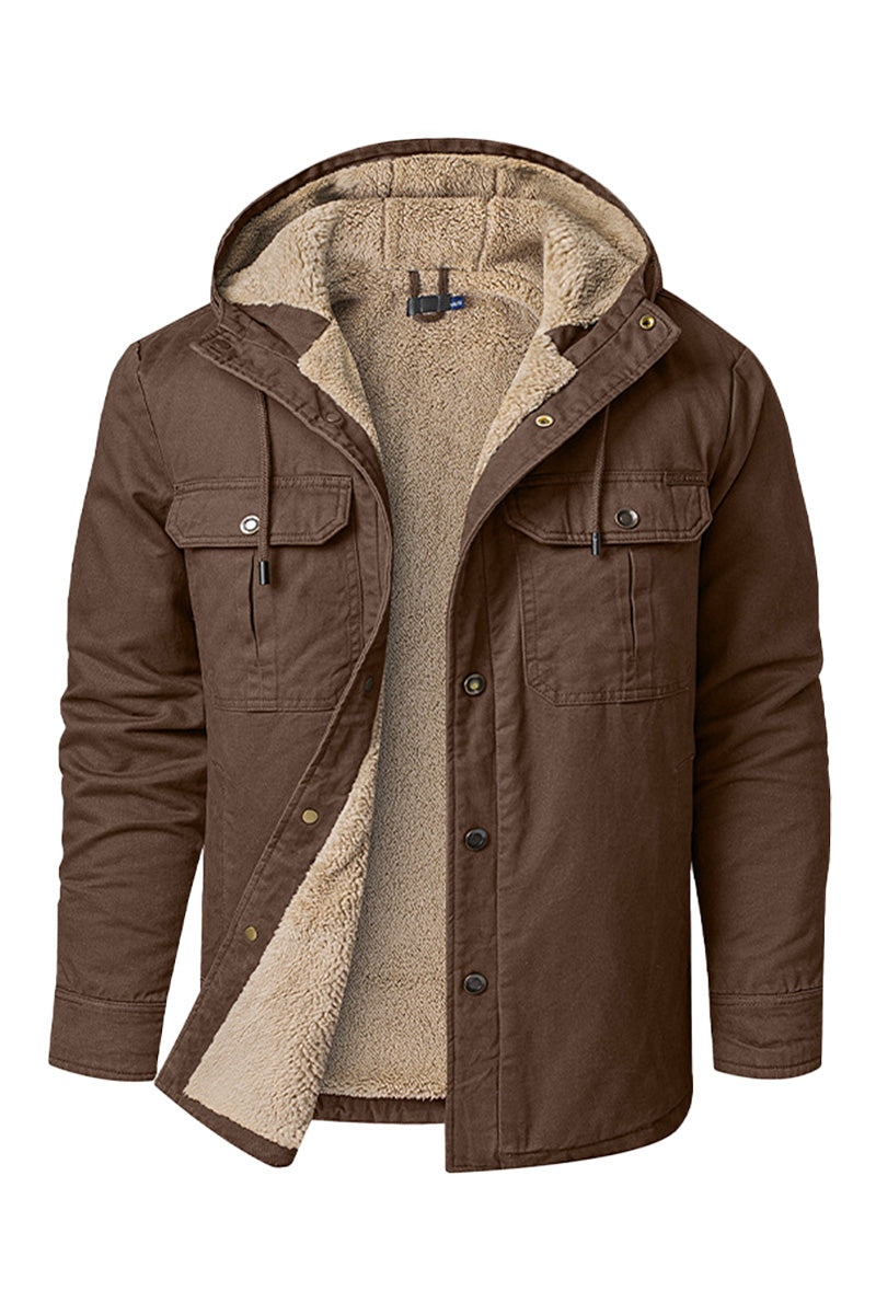 Montclair Sherpa-Lined Cotton Jacket