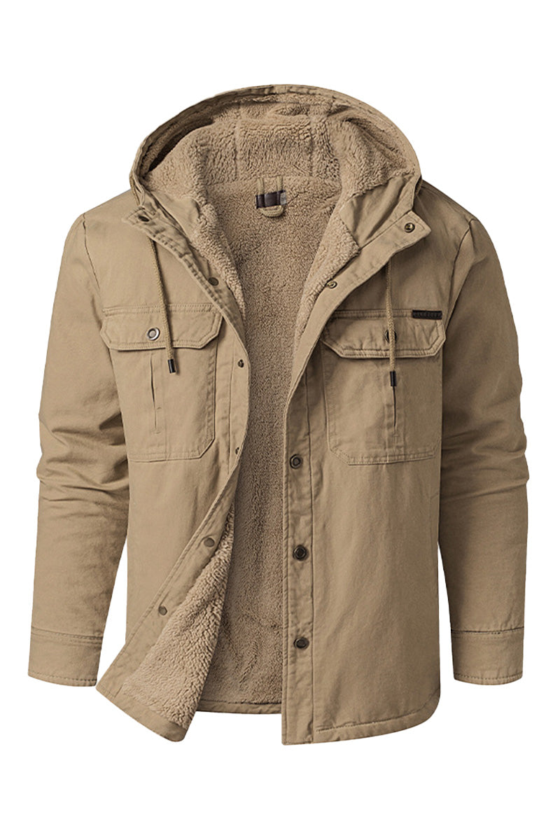 Montclair Sherpa-Lined Cotton Jacket