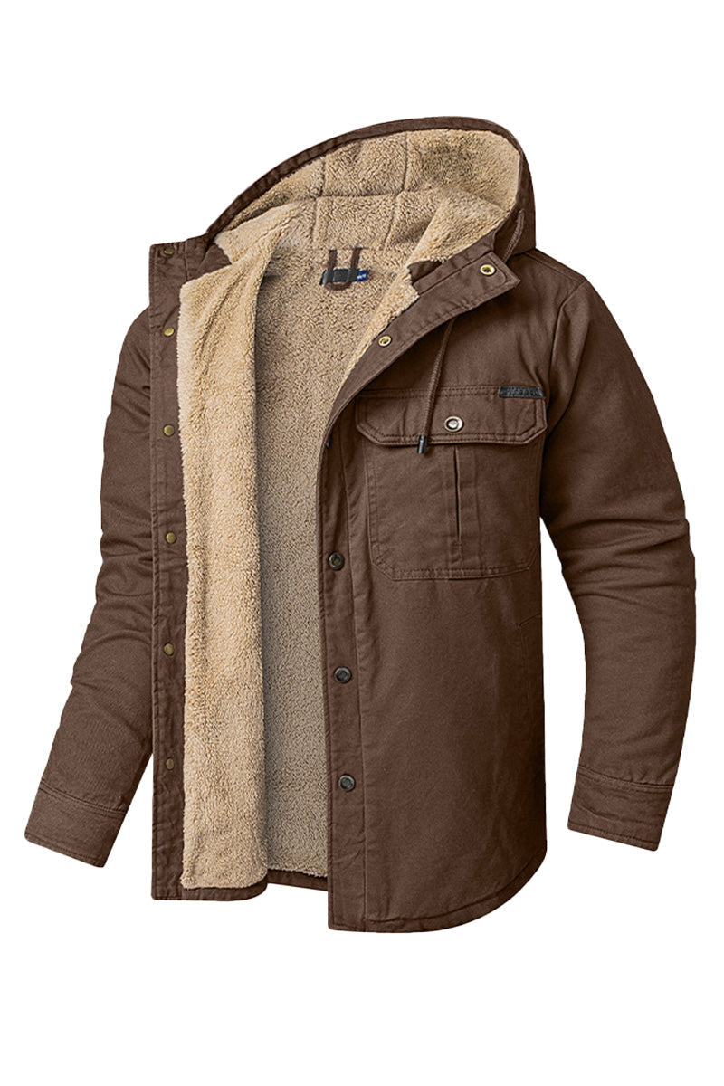 Montclair Sherpa-Lined Cotton Jacket