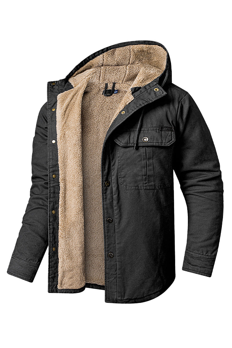 Montclair Sherpa-Lined Cotton Jacket