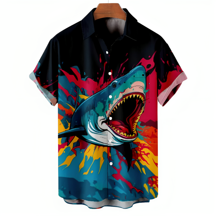 Sharky Button-Up Shirt - Edward Fraiser