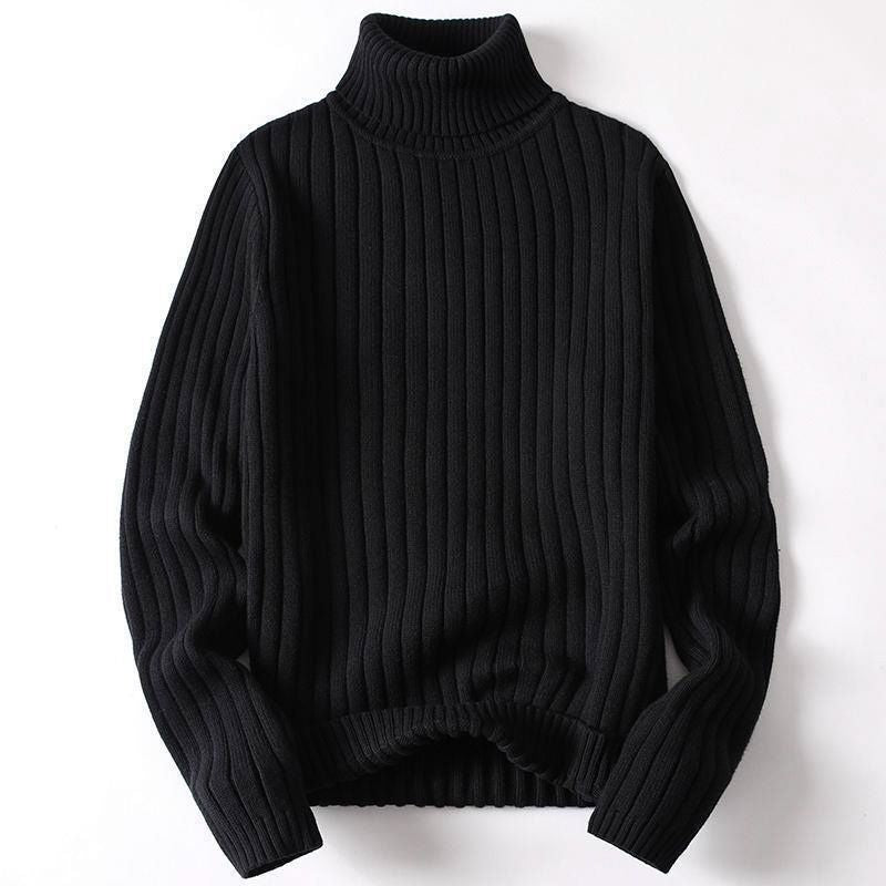 Marcus Ribbed Wool Knit Turtleneck