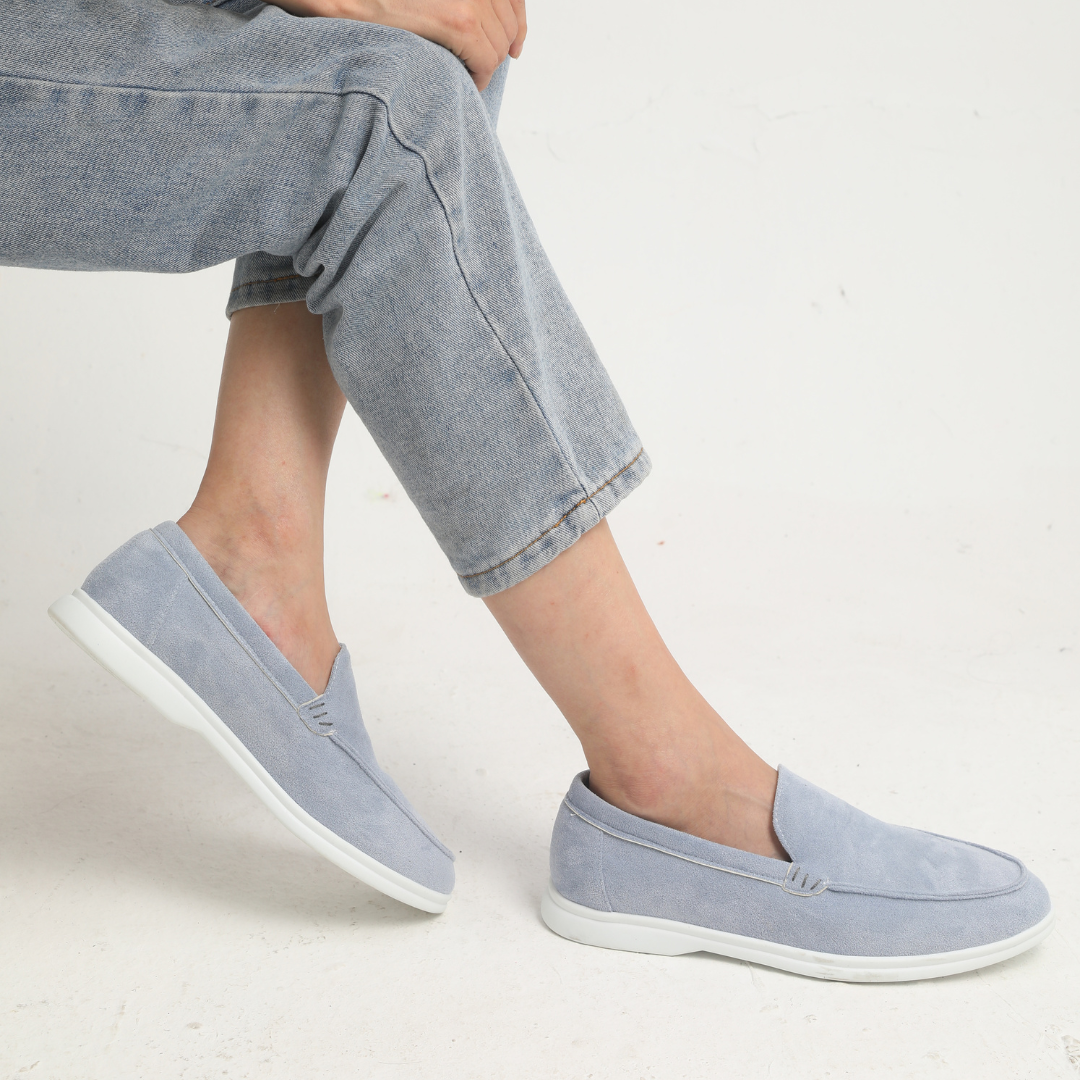 Men’s Lusari Suede Loafers – Glacier Blue