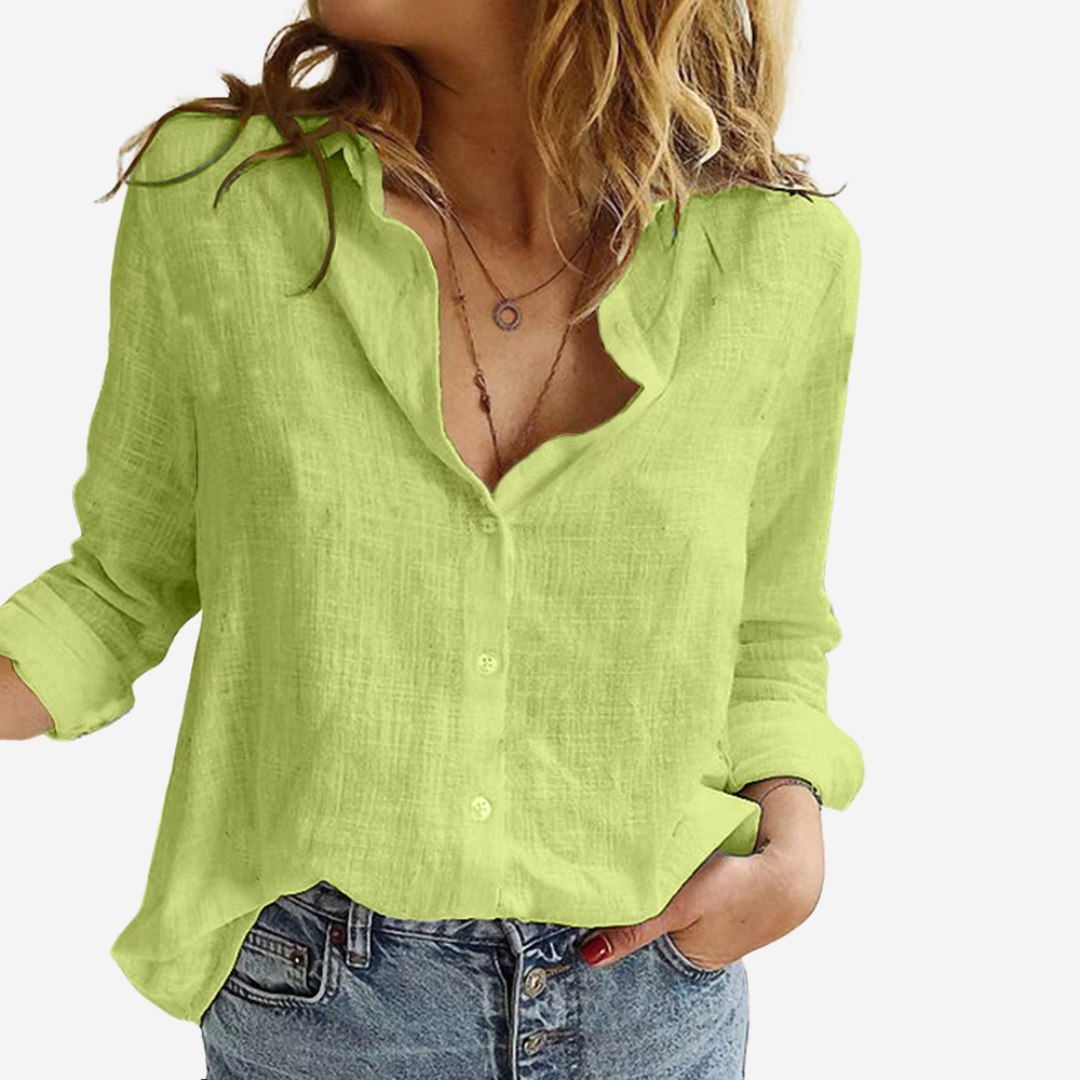 Valora Linen Blouse