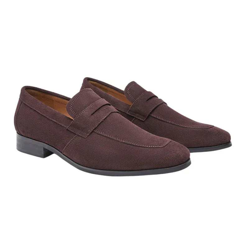 Men’s Calvini Suede Strap Loafers