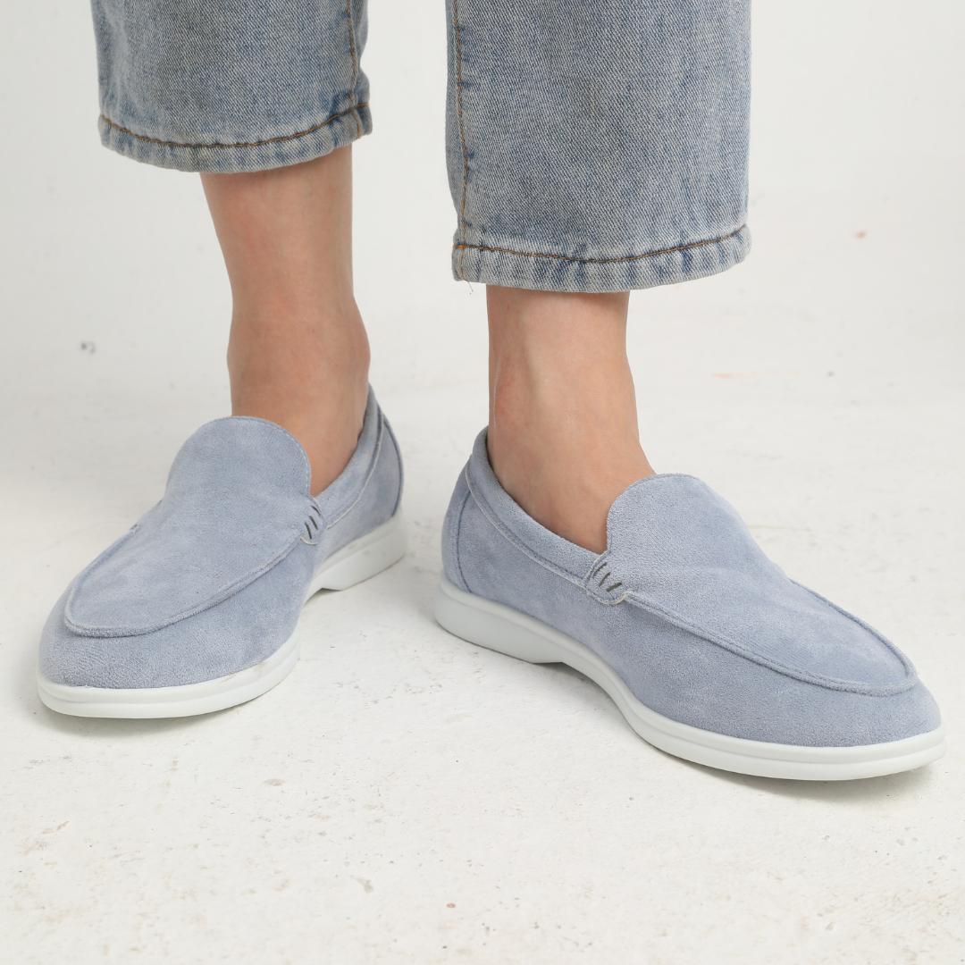Men’s Lusari Suede Loafers – Glacier Blue