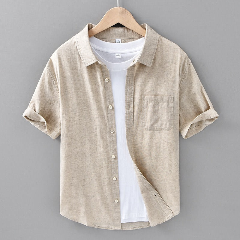 Tropicana 100% Linen Short Sleeve - Edward Fraiser