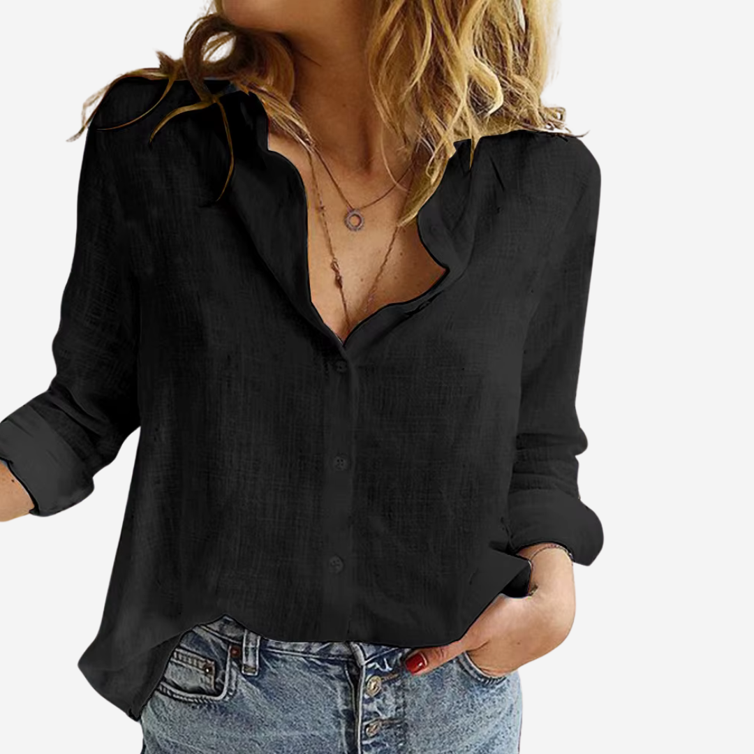 Valora Linen Blouse