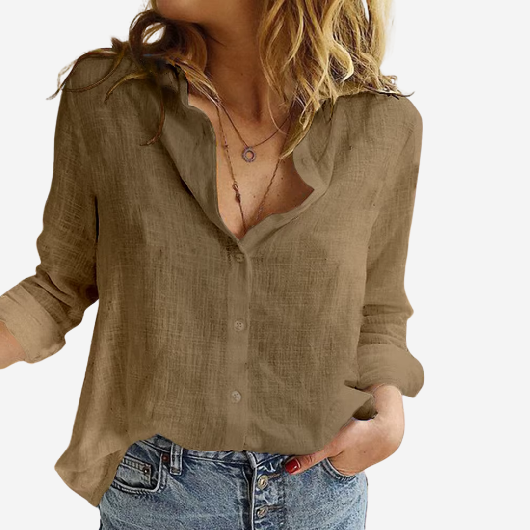 Valora Linen Blouse