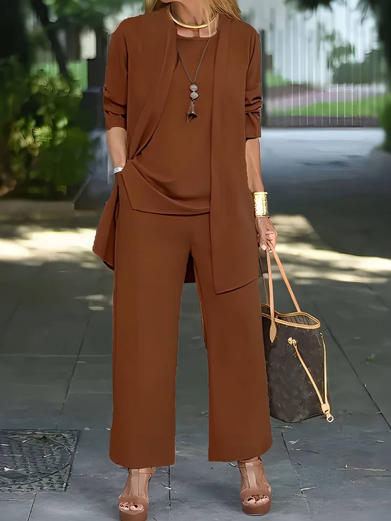 Valencia Three-Piece Pantsuit