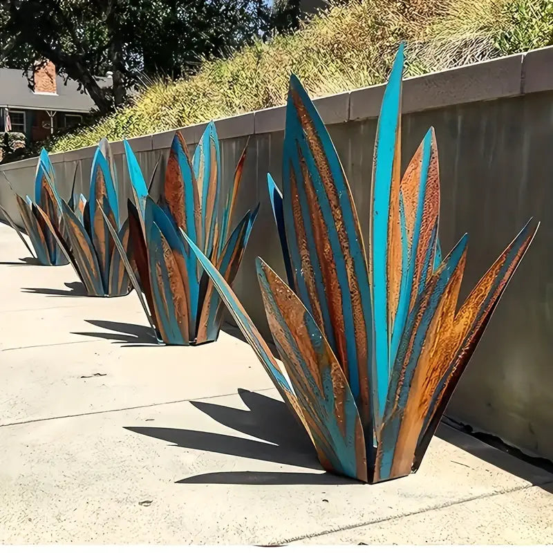 Windswept Agave Metal Art