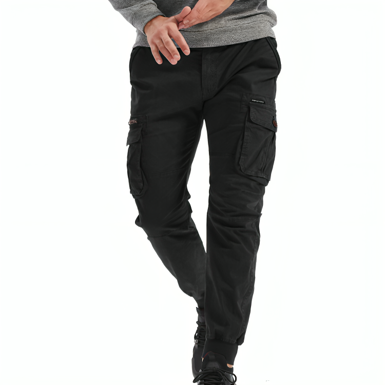 Mens Cotton Cargo Trousers - Edward Fraiser