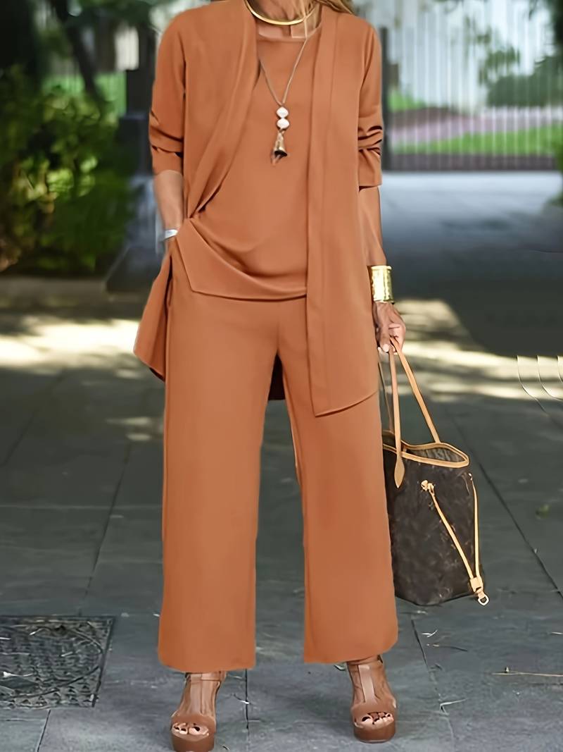 Valencia Three-Piece Pantsuit
