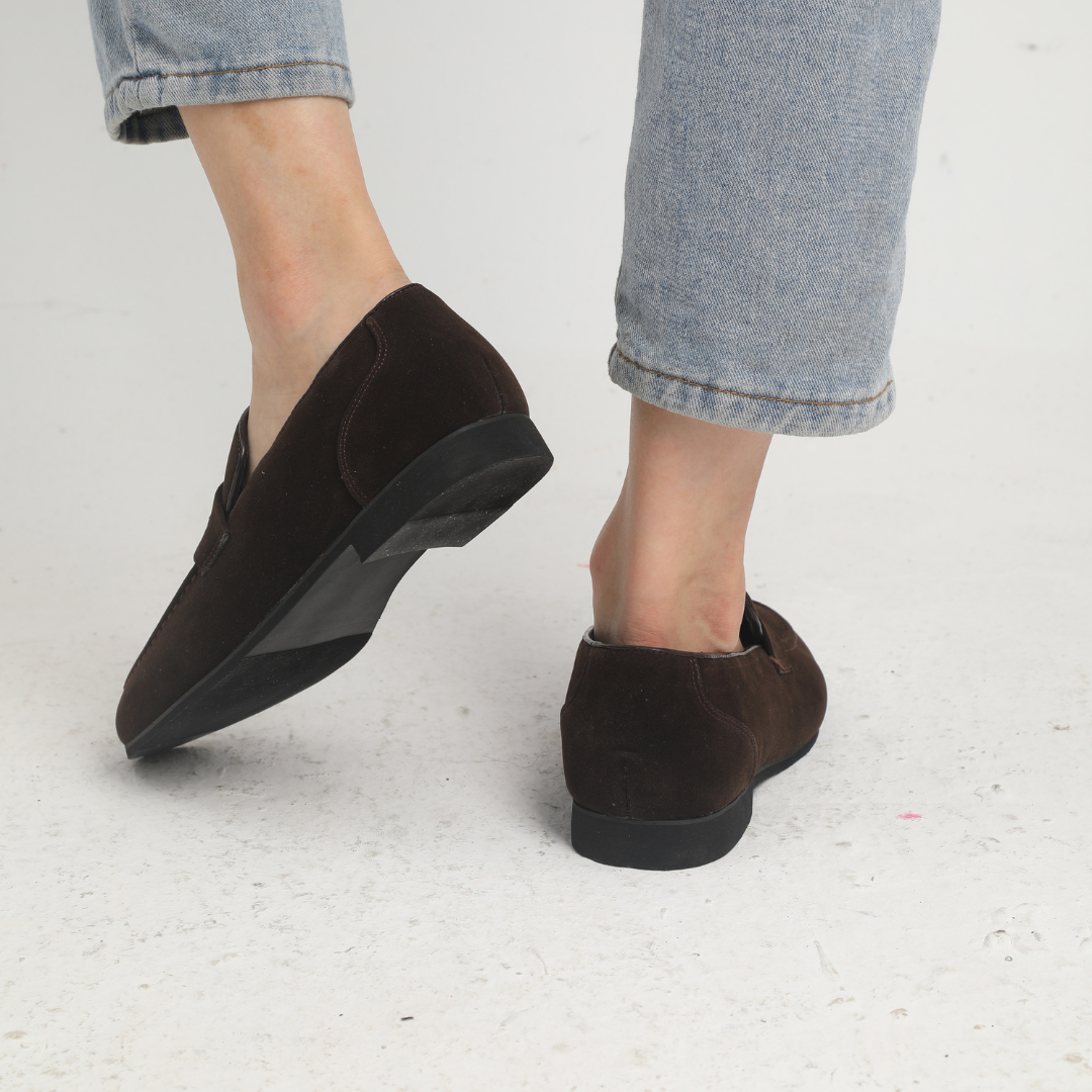 Men’s Calvini Suede Strap Loafers