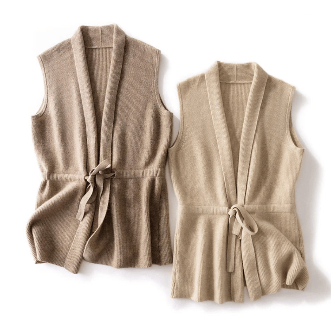 Siena Knitted Wrap Vest