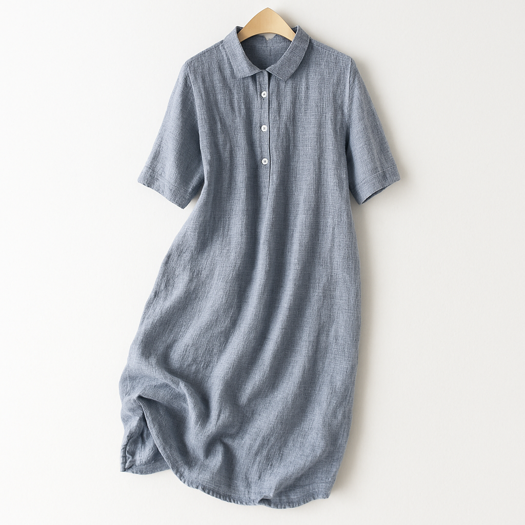 Solana Linen Shirt Dress