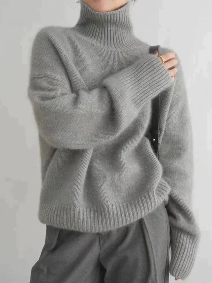 Malta Cashmere Turtleneck Sweater for Women