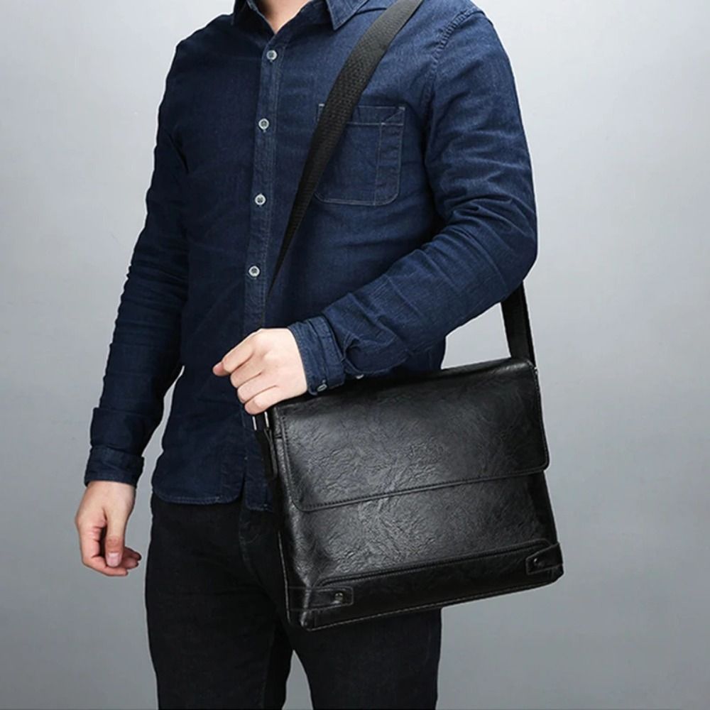 Men’s Faux Leather Briefcase