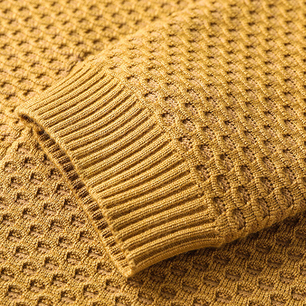 Valerio Honeycomb Knit Cardigan
