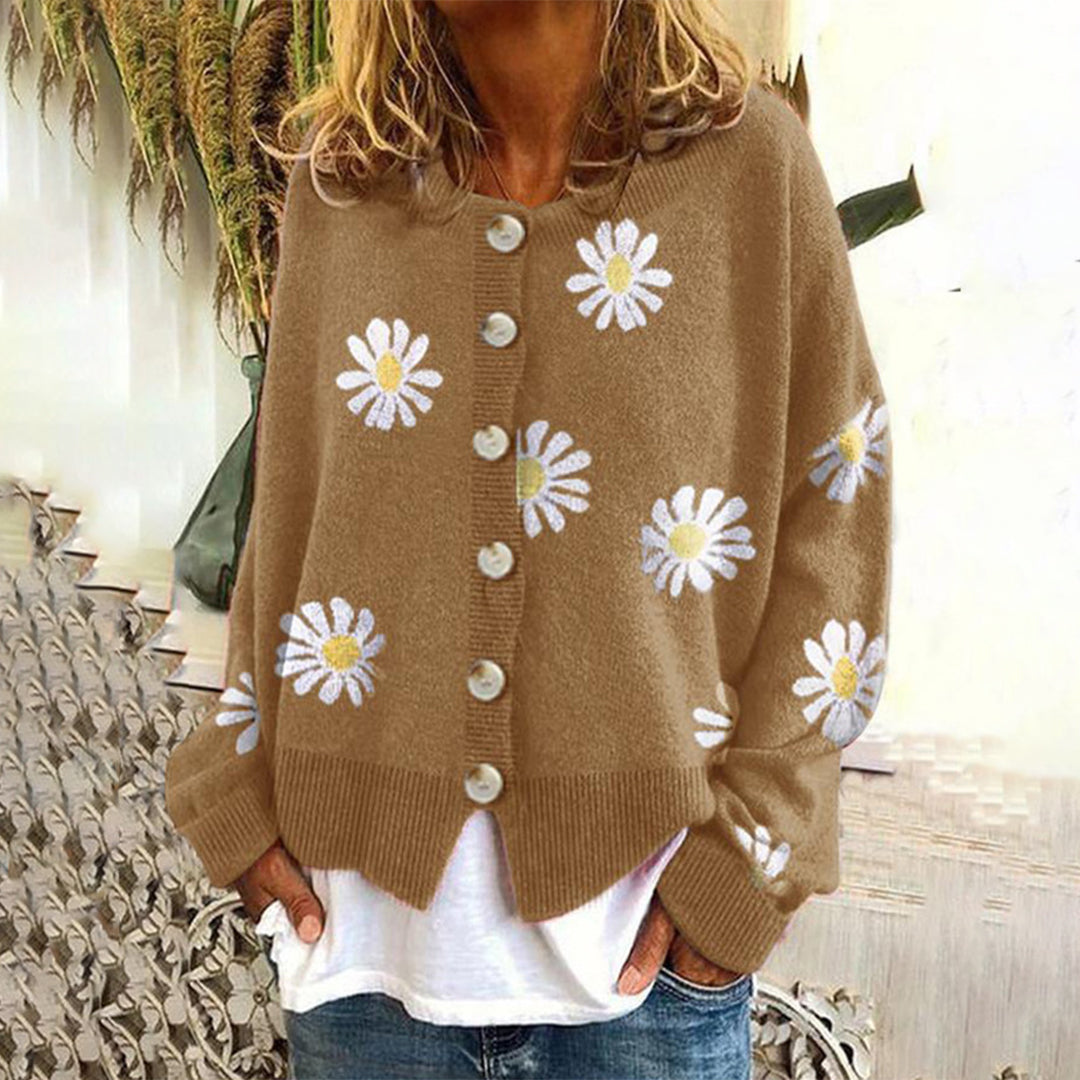 Florence Floral Knit Cardigan