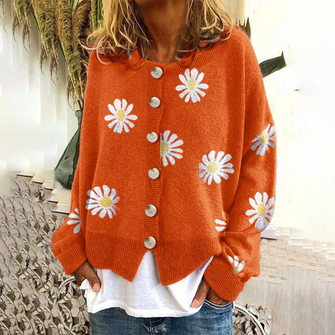Florence Floral Knit Cardigan