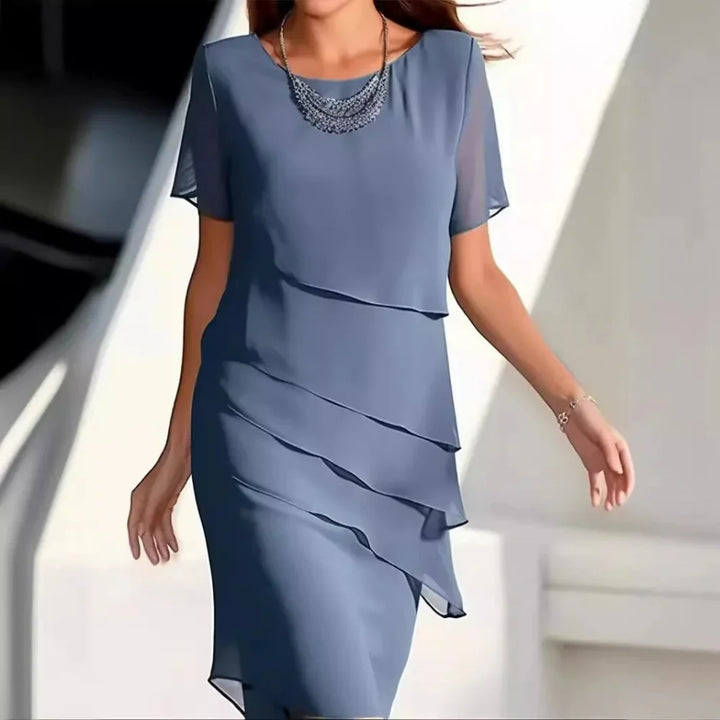 Malta Chiffon Midi Dress