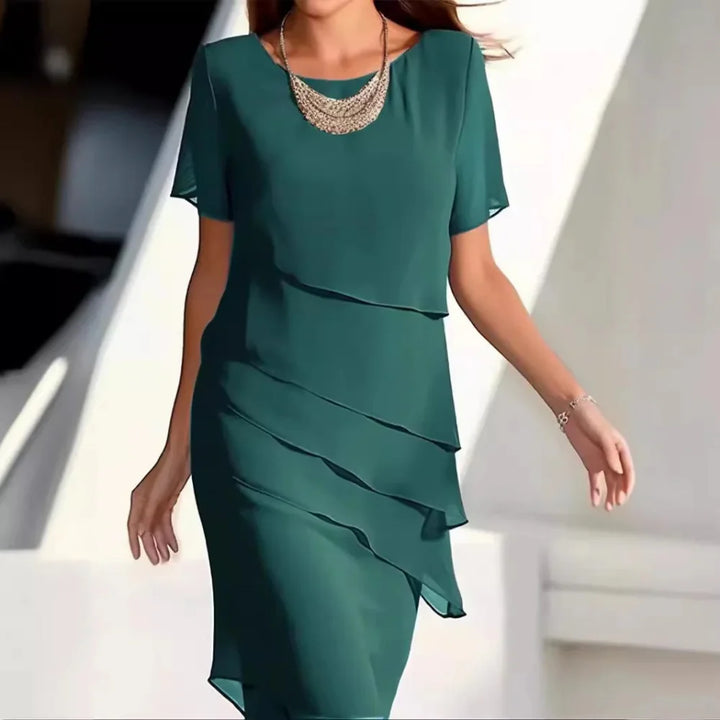 Malta Chiffon Midi Dress