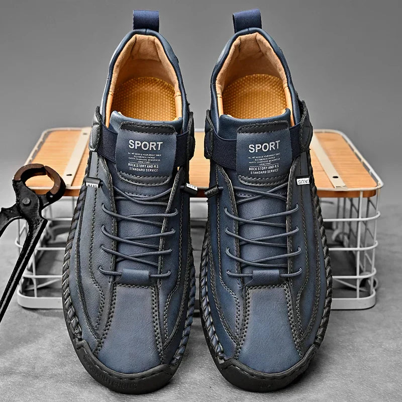 Barzano Leather Trail Loafers