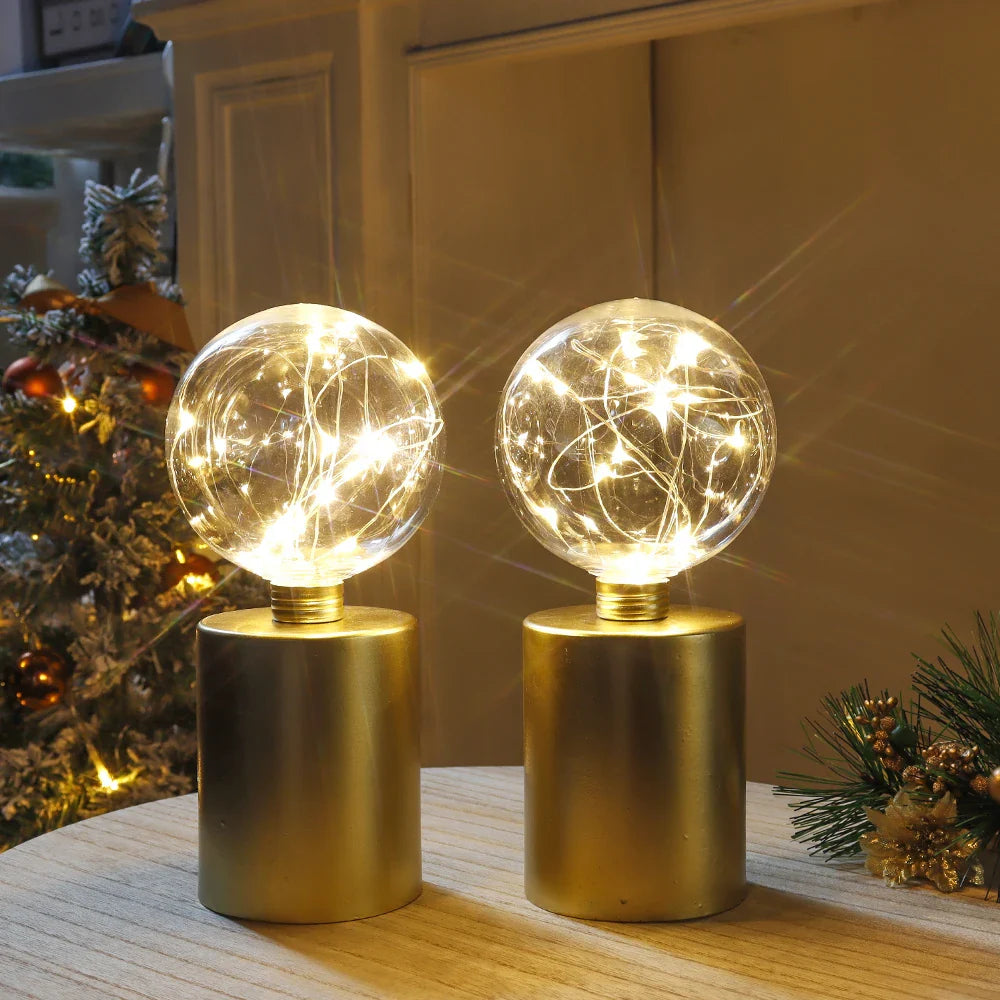 Golden Globe LED Table Lamp