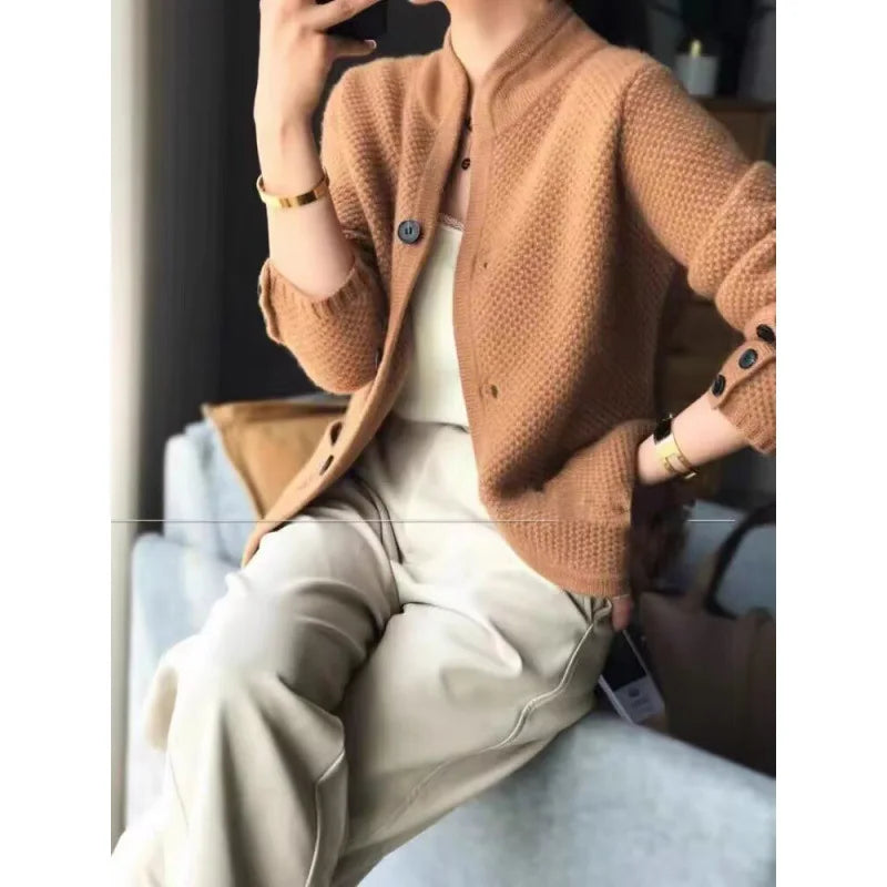 Elara Half-Neck Cardigan