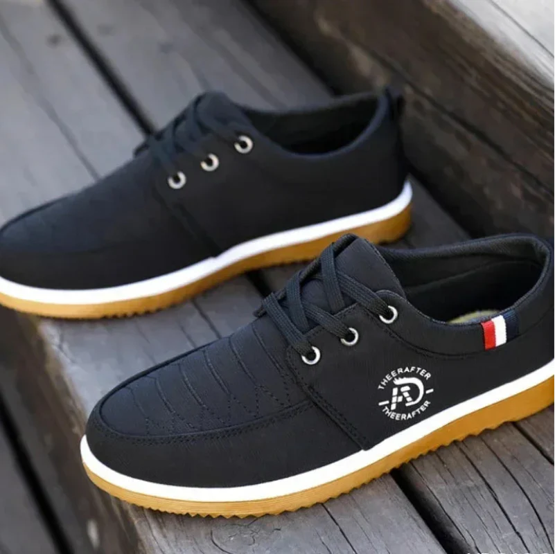 Canvas Walking Loafers – Lightweight Slip-On Sneakers for Men