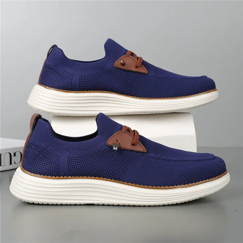 Seville Slip-On Leather Sneakers | Lightweight Casual Loafers